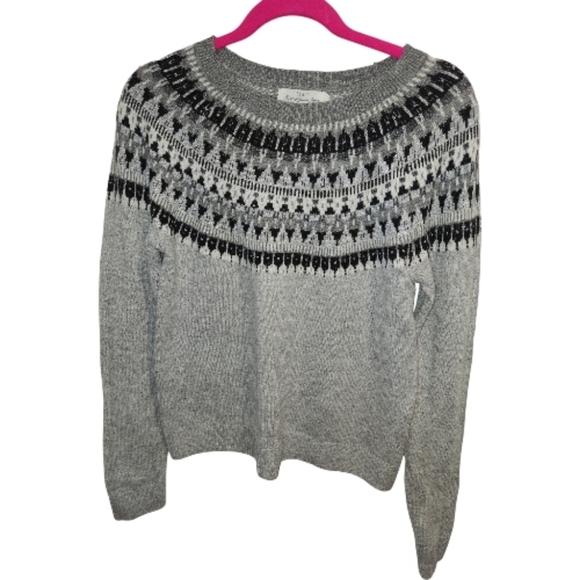 Label Of Graded Goods Sweaters - L.O.G.G. Label of Graded Goods Jacquard-knit Sweater By H&M Size Small EUC